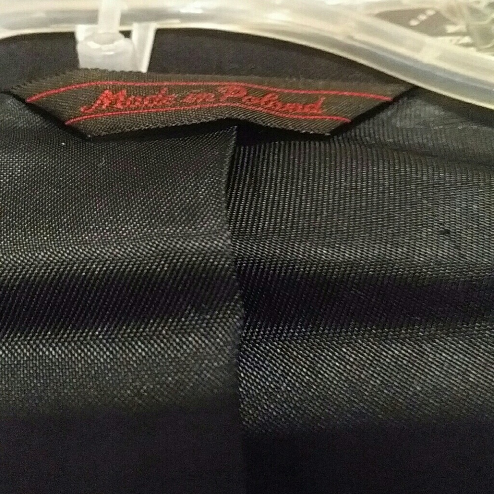 Savile Row Black Wool Suit Jacket / Blazer - Picture 5 of 6